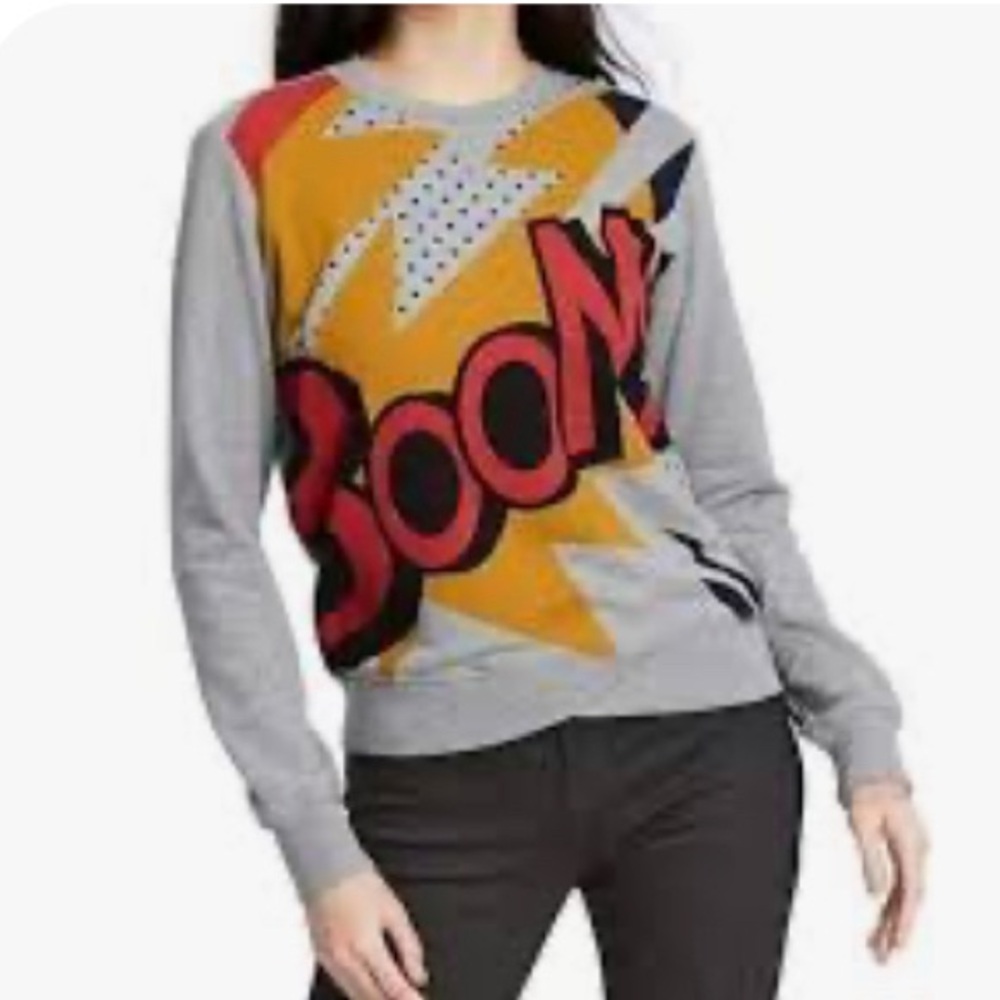 3.1 Phillip Lim x Target 20th Anniversary “Boom” Sweatshirt Medium Heather Grey